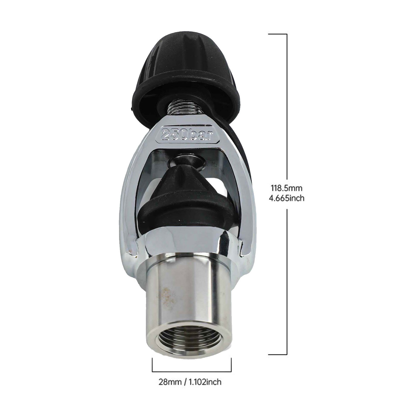 G58 Din Threaded Marine Environment Adaptor for Scuba Divers Equipment