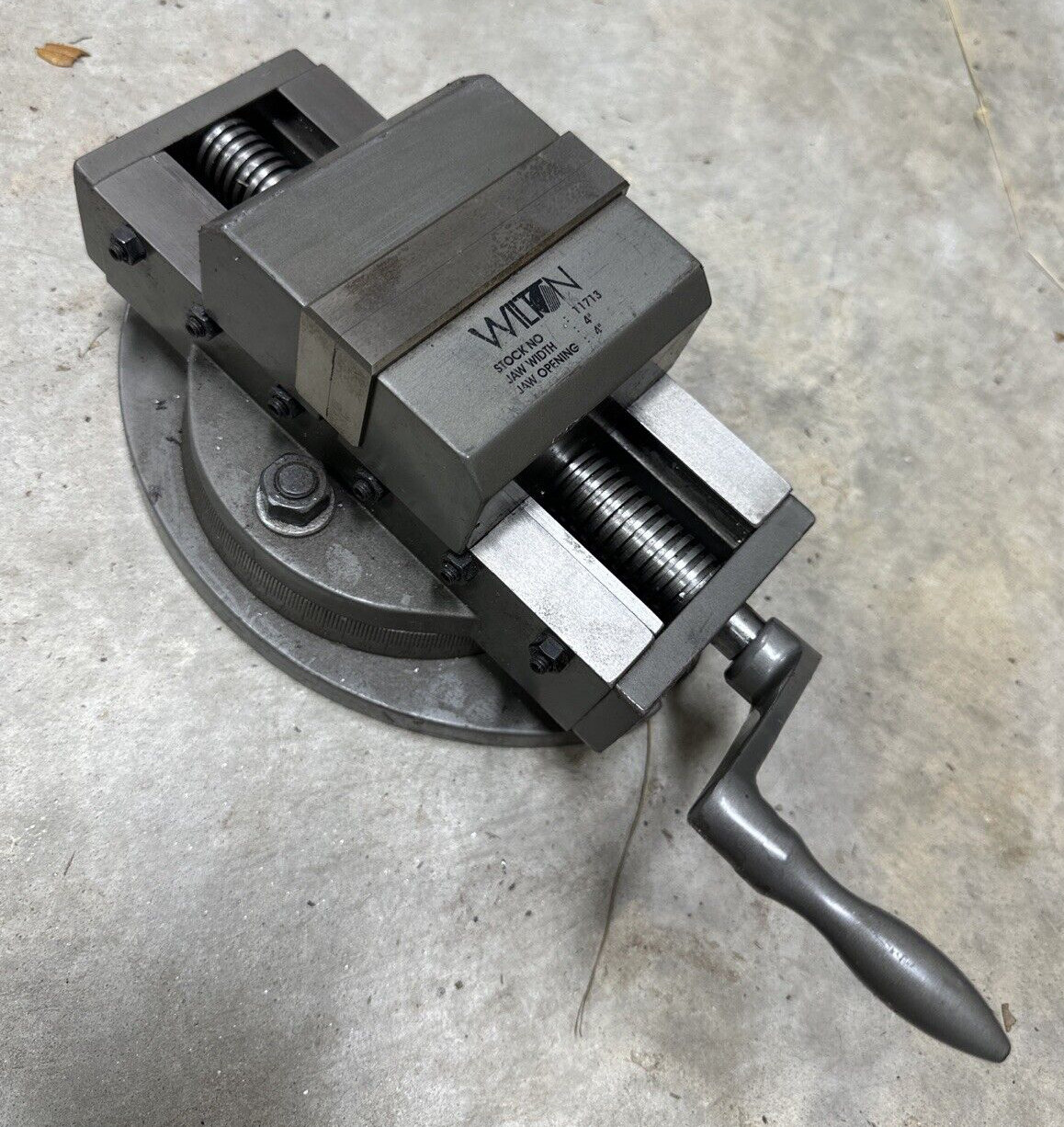 Wilton 4" Super Precision Self Centering Machine Vise Swivel Base Machinist Tool