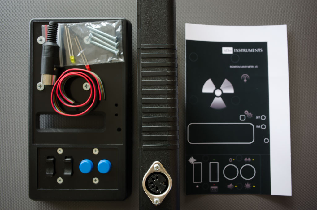 Black color factory made quality ABS enclosure kit for SMD counter &  SBT10