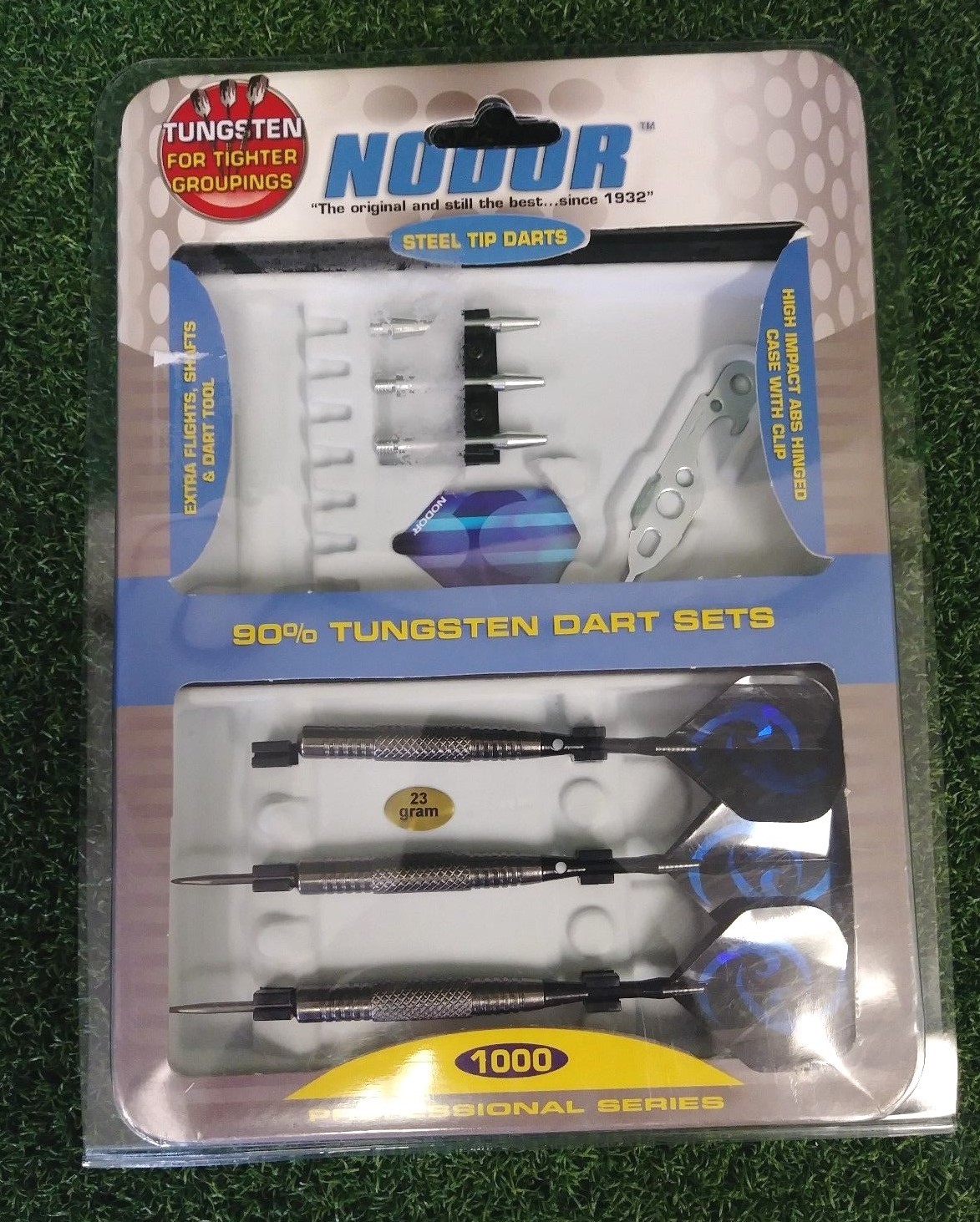 NODOR 1000 Professional Series Steel Tip Dart Set New Other