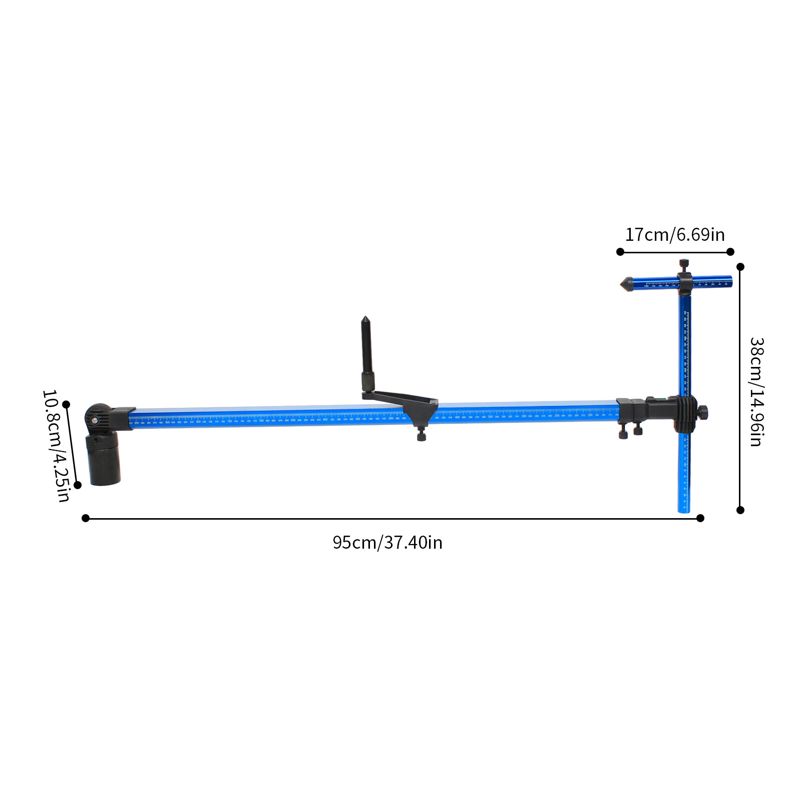 Auto Body Frame Machine 2D Measuring Ruler System High-precision W/ 3D Adapter