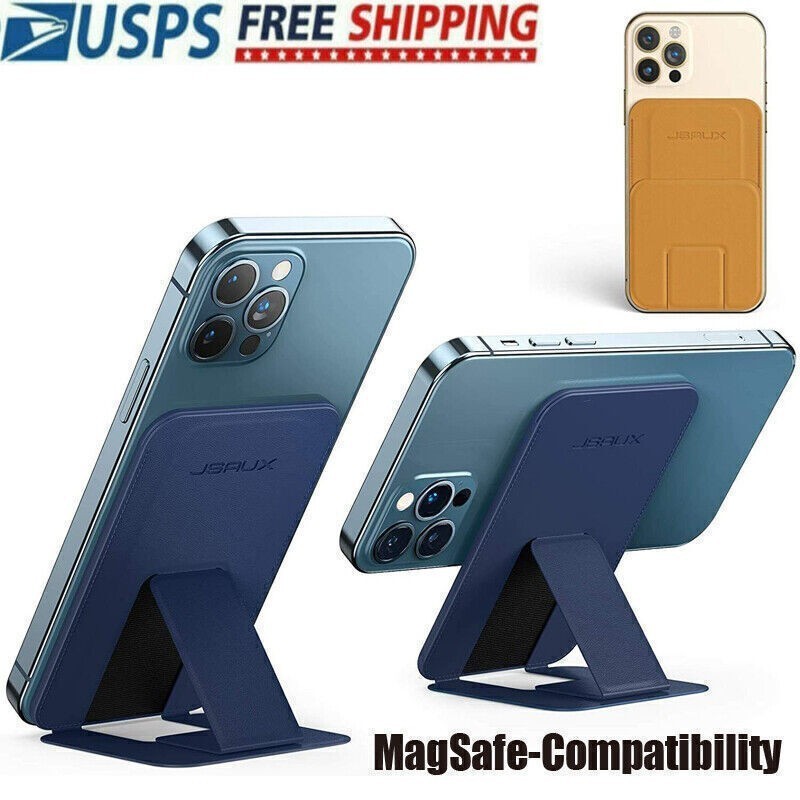 MagSafe card pocket wallet for iphone 12, 13 and 14 magnetic wallet with bracket
