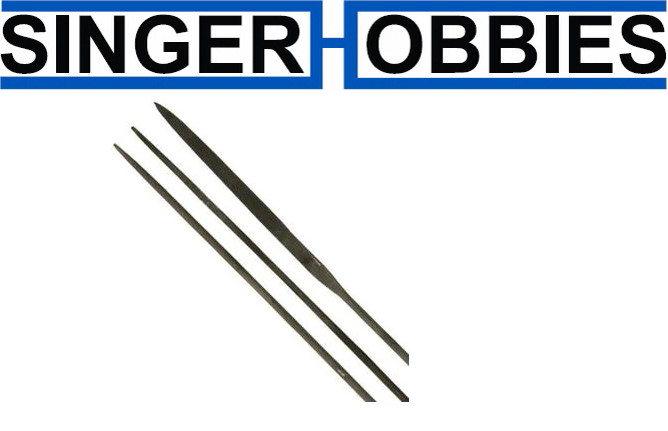 Testors TES50630C Model Master Needle Files Set (Round, Half-Round & Square) HH