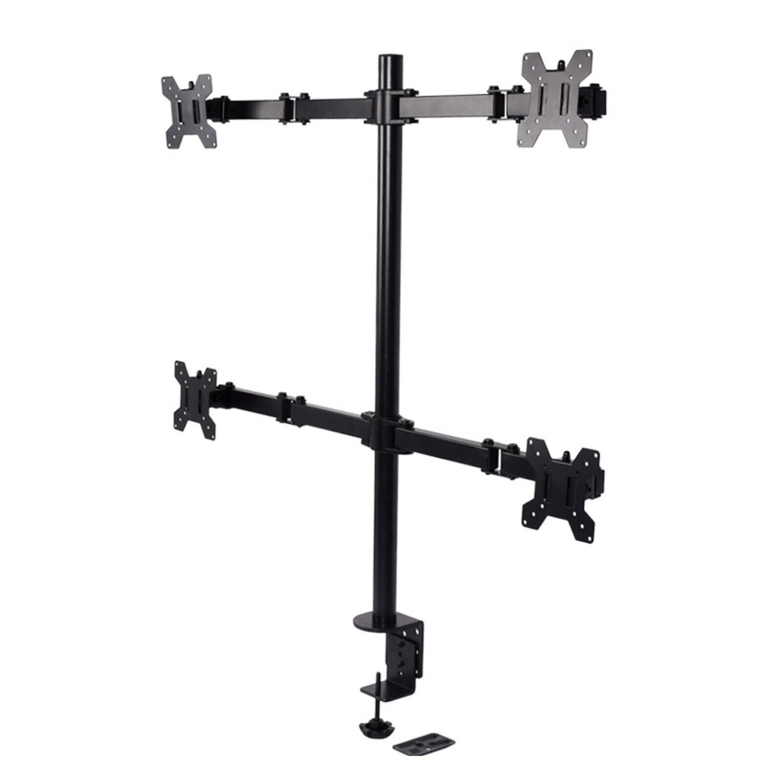 Multi Monitor Mount Gaming Pc Vertical Desktop Computer Stand Rack Screen Quad