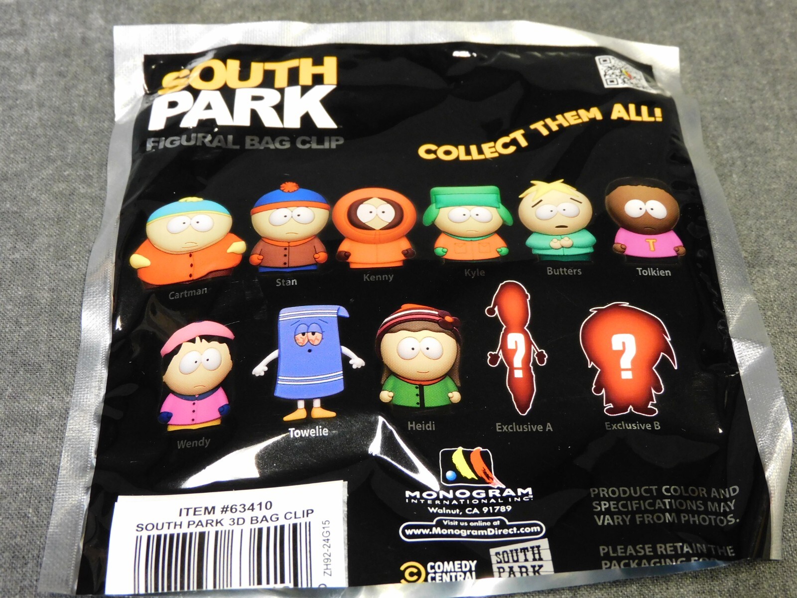 South Park NEW * Kyle Version 2 Clip * Blind Bag Key Chain Monogram