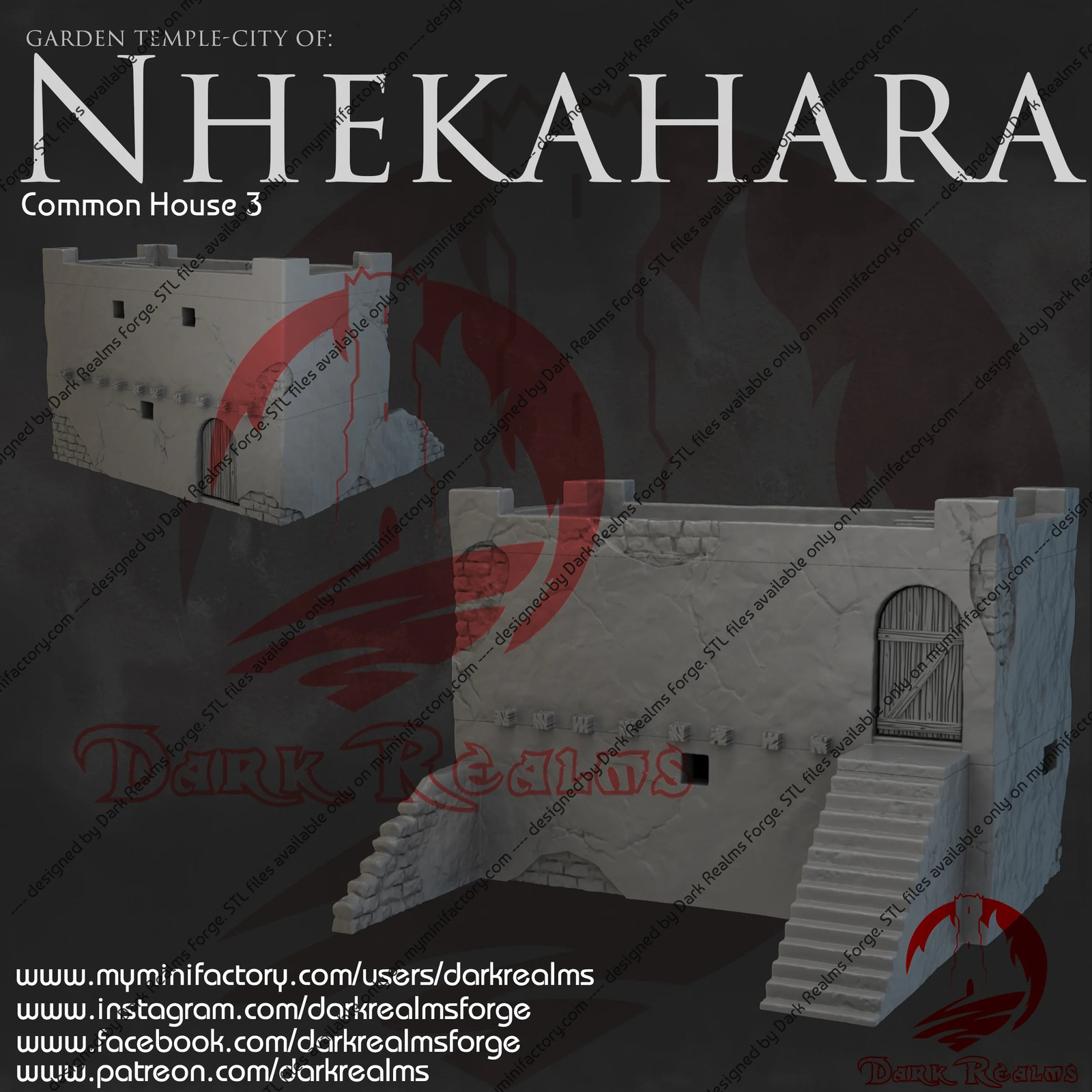 Nhekahara Common House 3 - Nhekahara - Dark Realms Terrain Wargaming D&D DnD