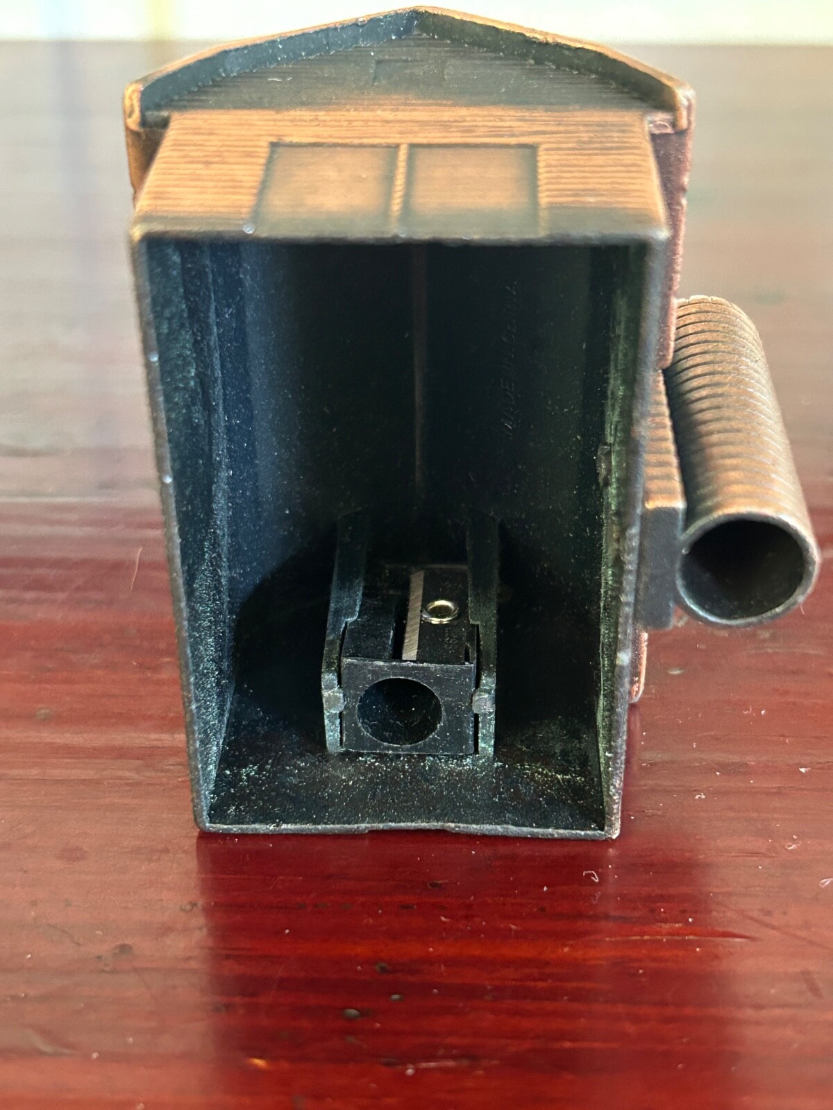 Antique Finished Die Cast Miniature Barn Pencil Sharpener