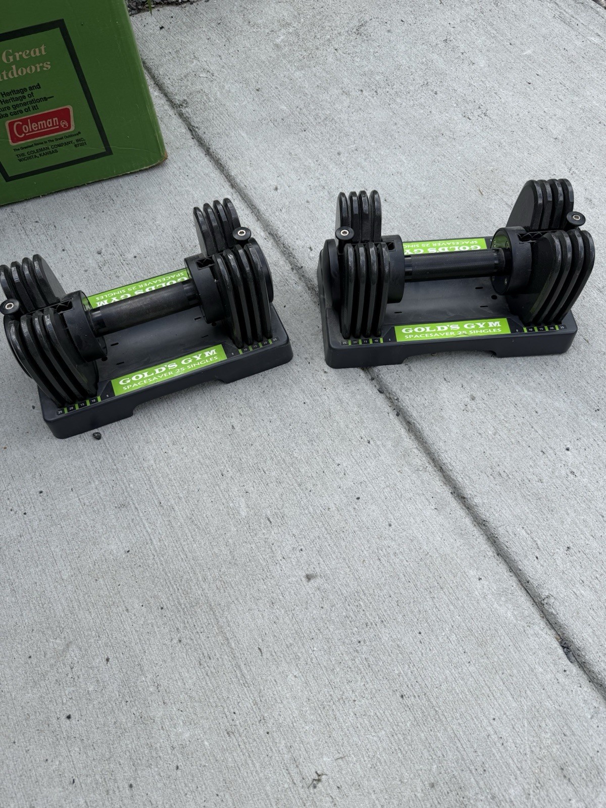 1 Golds Gym Space Saver 25 Pound Singles Dumbbell Dumbbells 2 Available