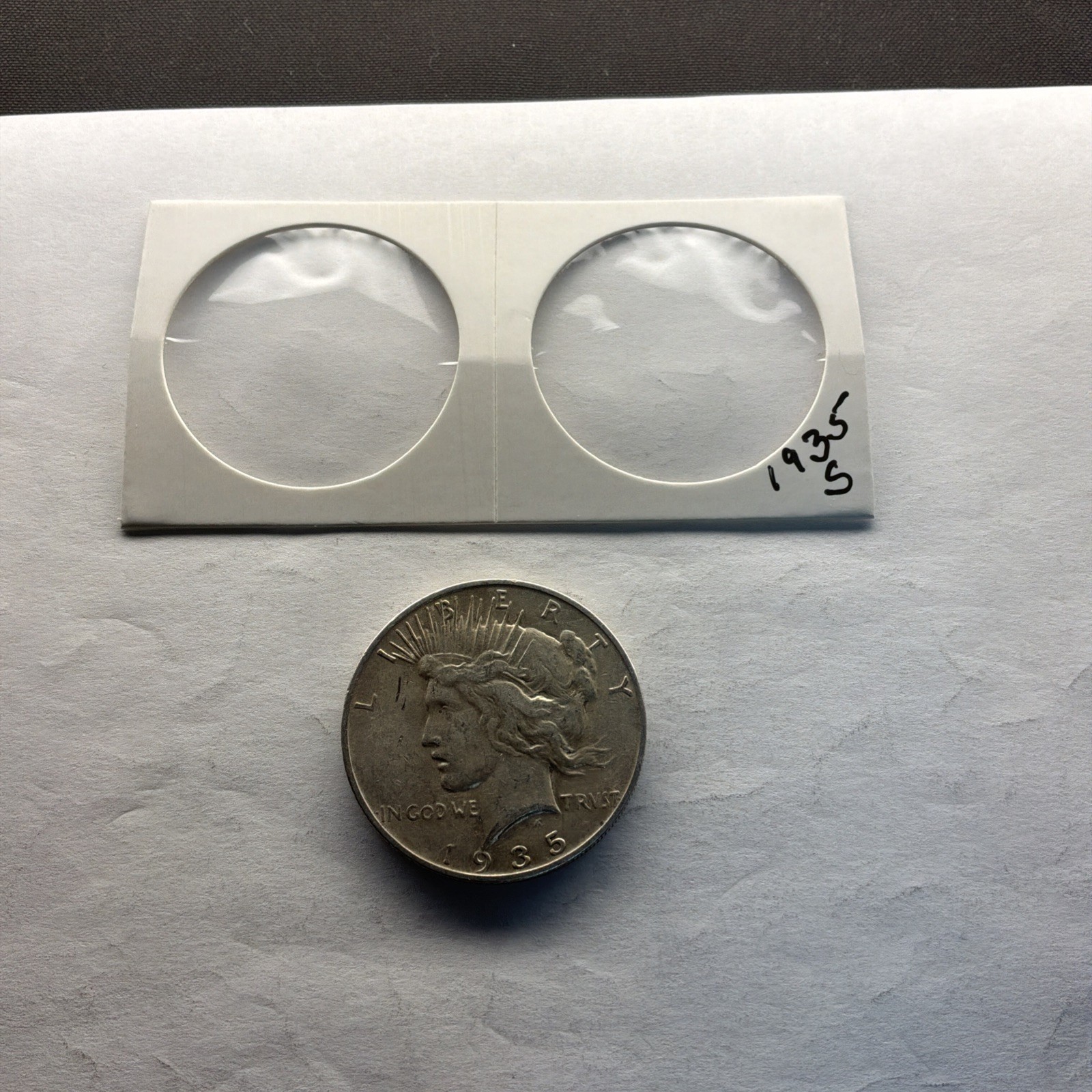1935 S PEACE SILVER DOLLAR