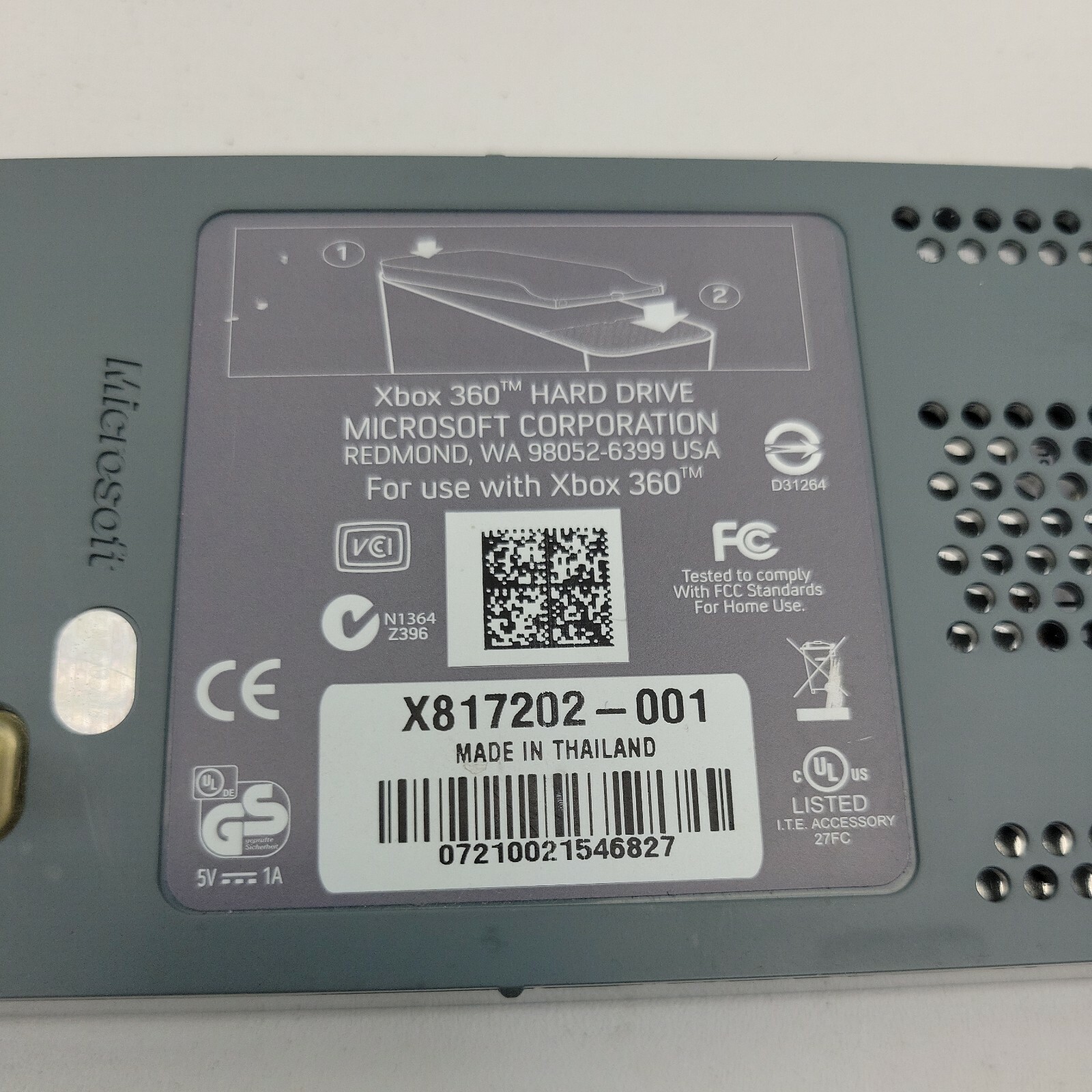 XBOX 360 60GB HDD External Hard Drive Tested & Guaranteed