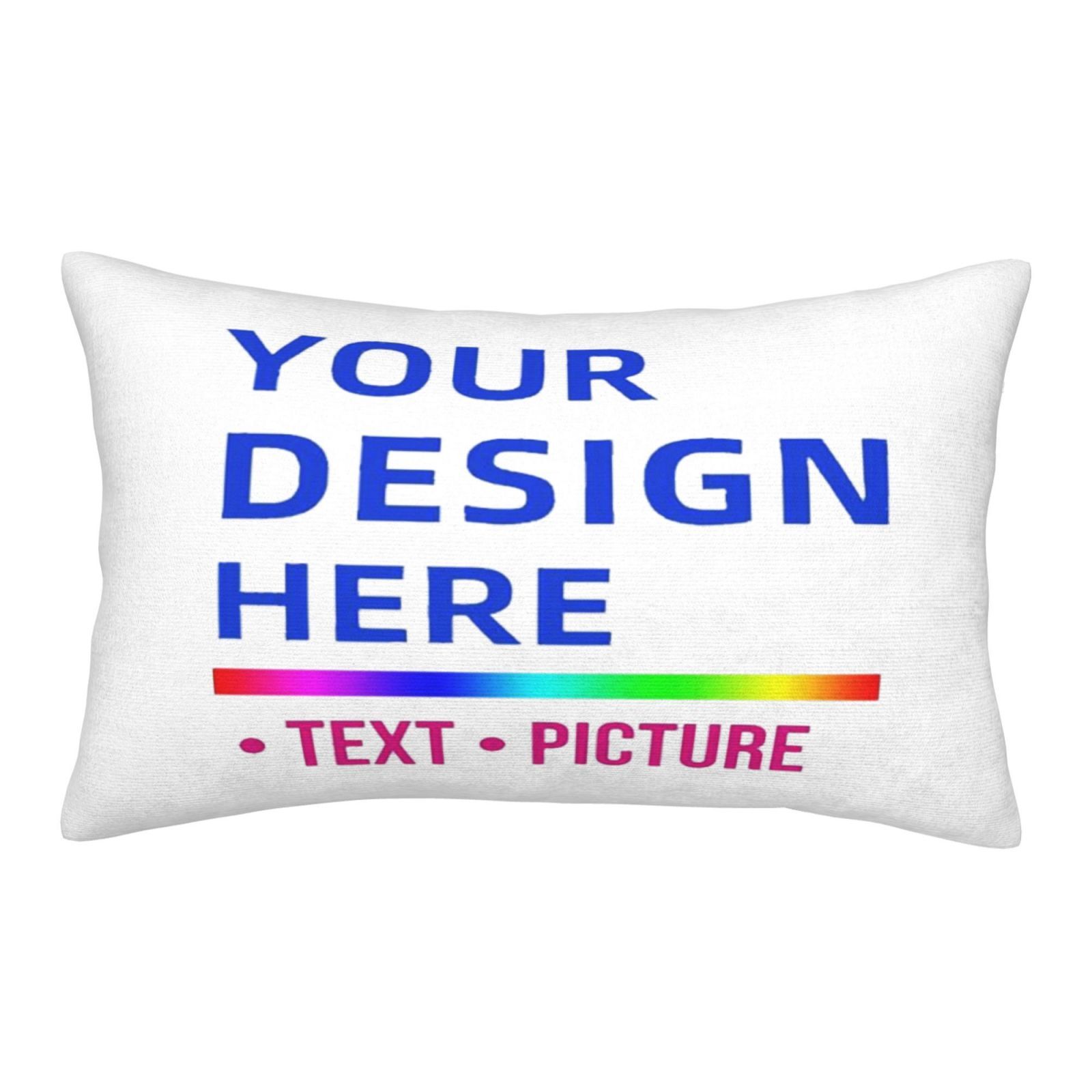 Custom Velvet Pillowcase with Picture Name Text Cozy Pillow Cover for Hair Skin