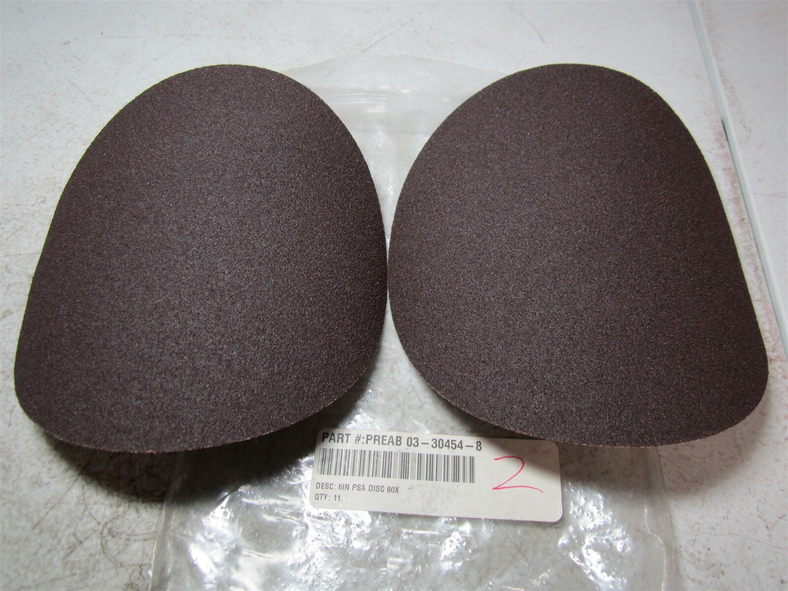 Preab (03-30454-8) 6" PSA 80 Grit Aluminum Oxide Disc