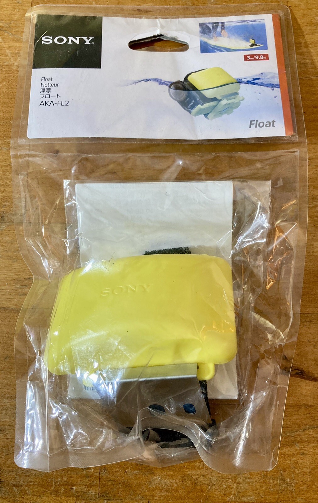 Sony Floatation Attachment Band for Camera AKA-FL2 Float Yellow