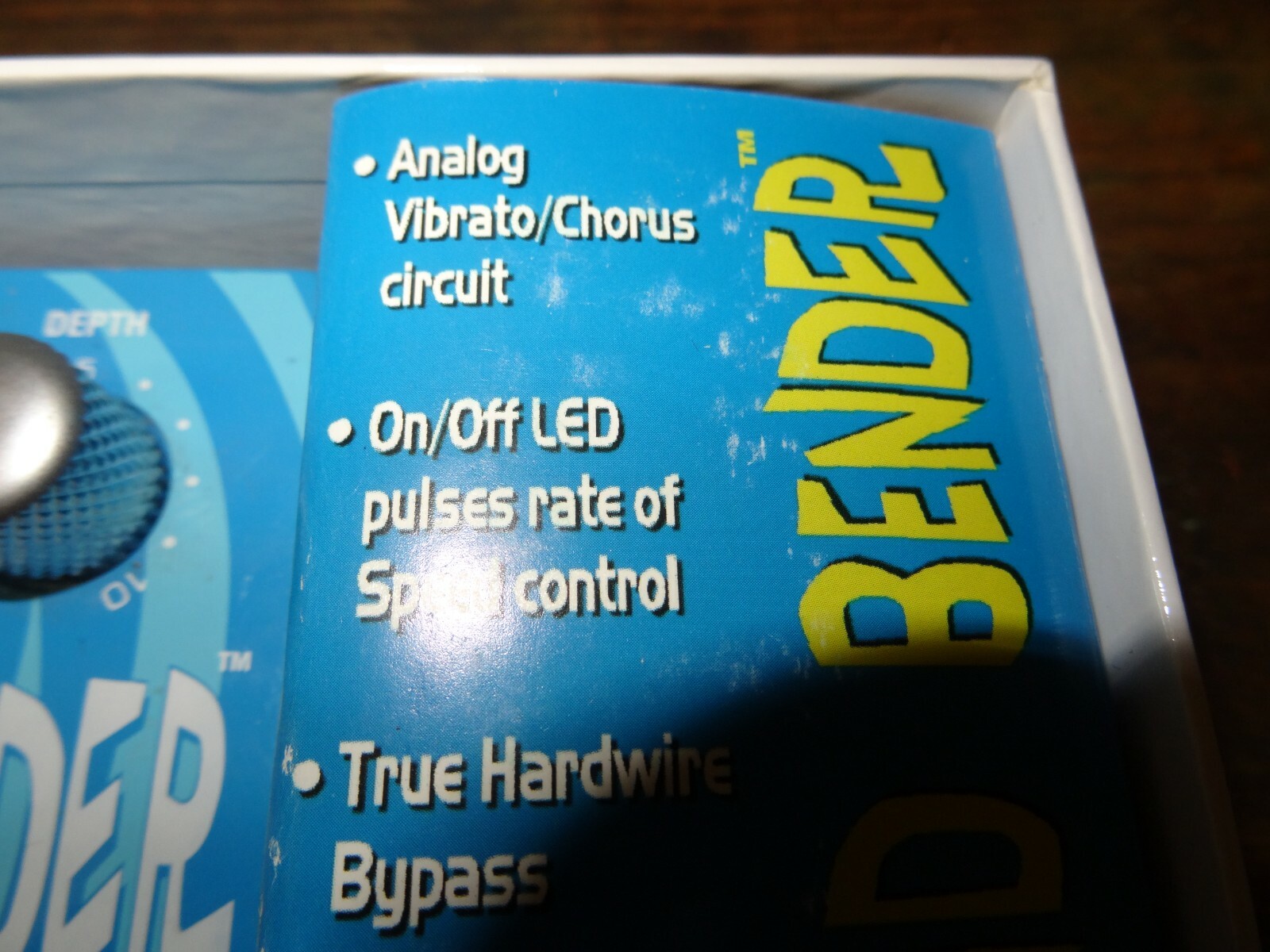 BBE Sound Mind Bender Analog Vibrato / Chorus Guitar Effect Pedal - New In Box