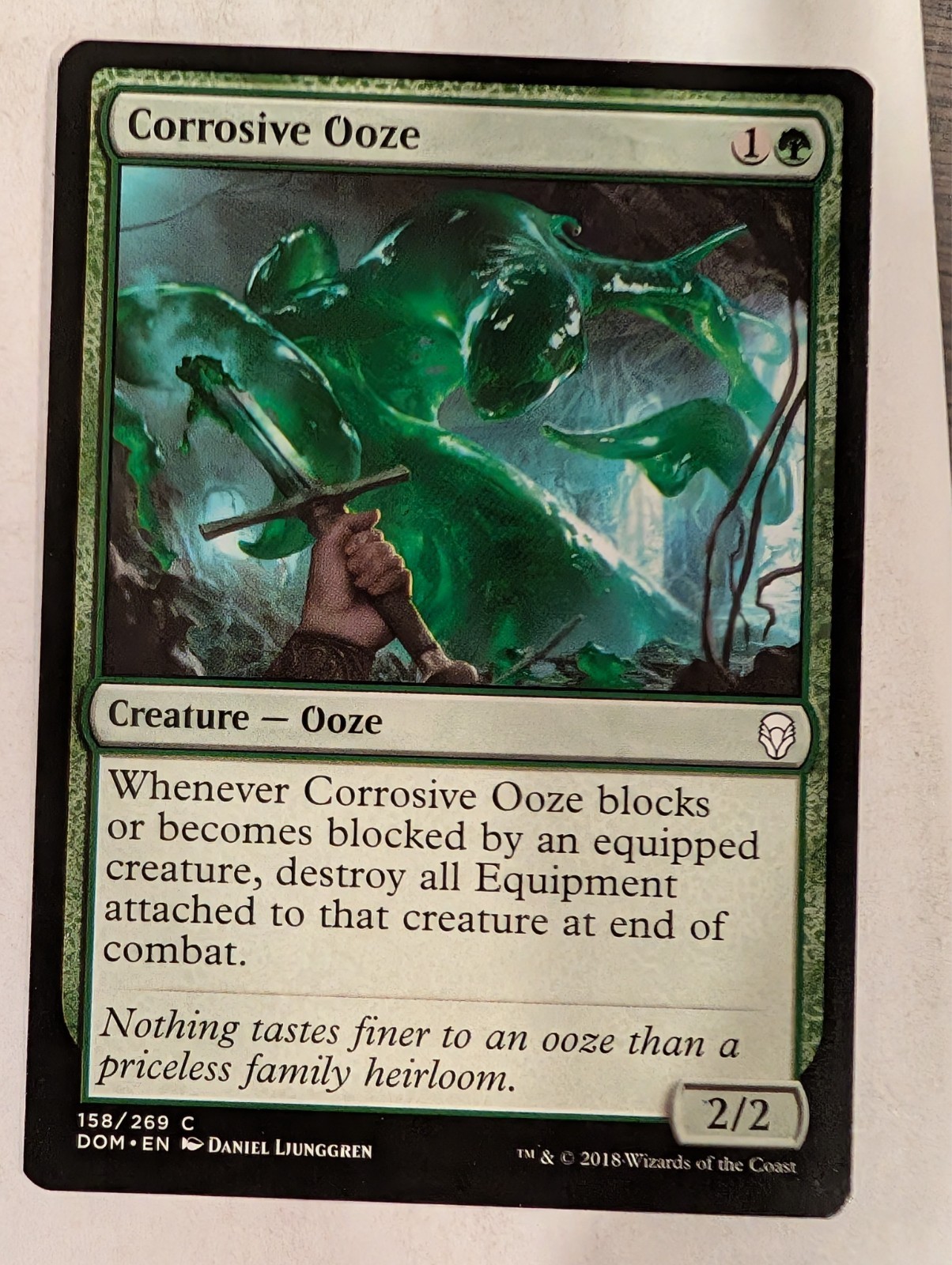 Corrosive Ooze - Dominaria - Magic the Gathering MTG Nice!