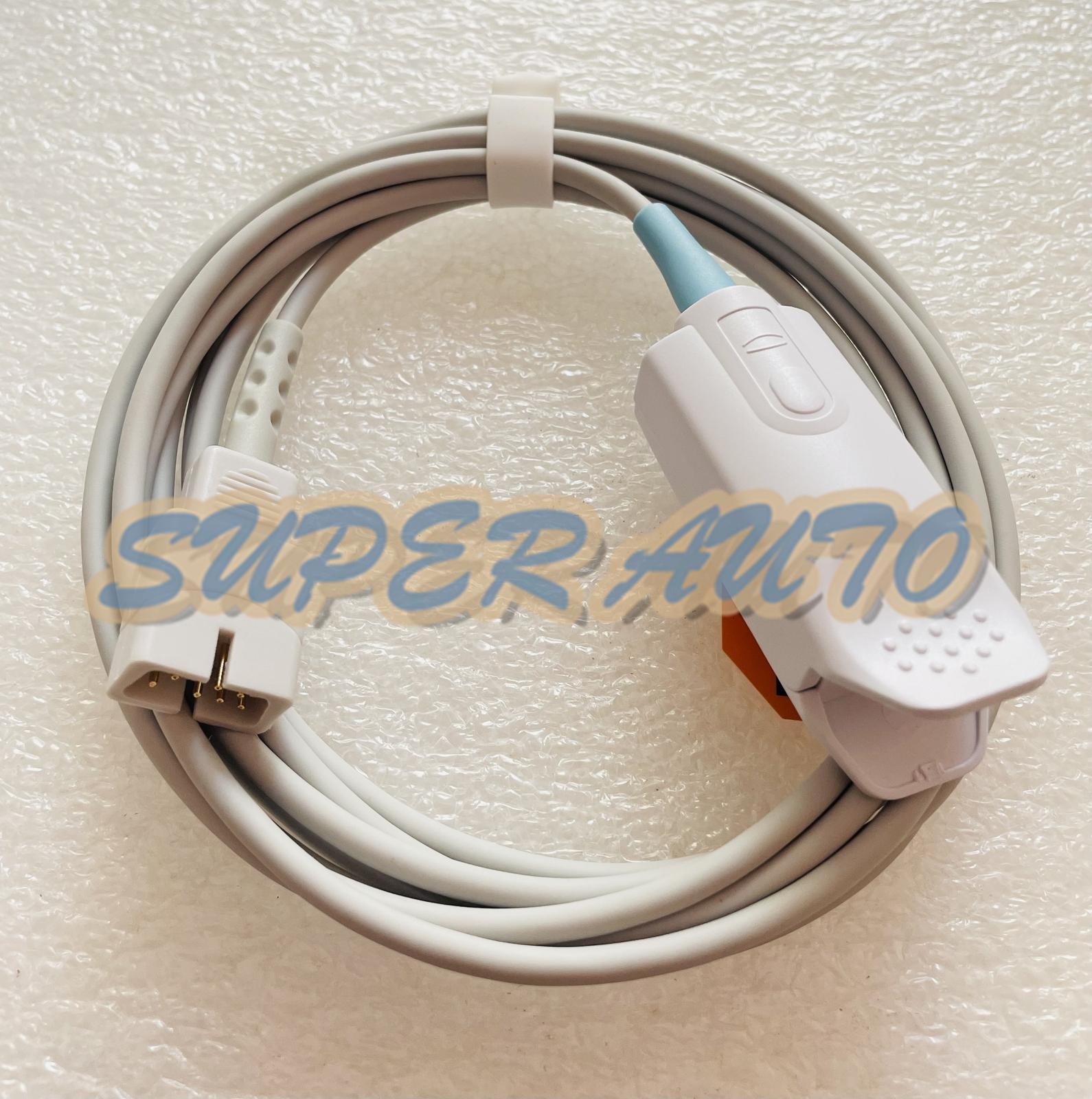 9Pin SpO2 Sensor Probe Cable Wire 3M For Medtronic Lifepak 12 20 Patient Monitor