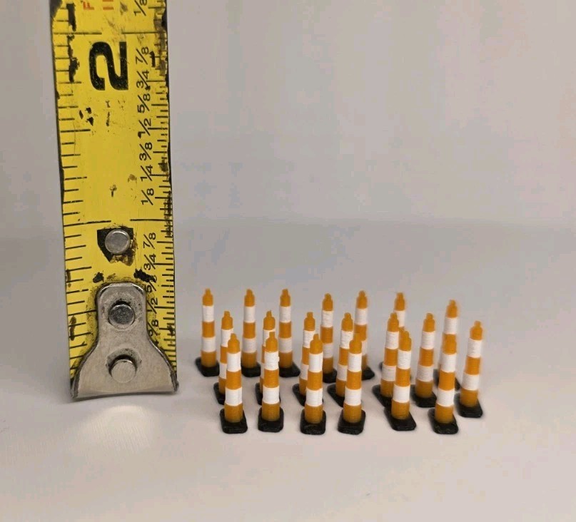 HO Scale Traffic Cones