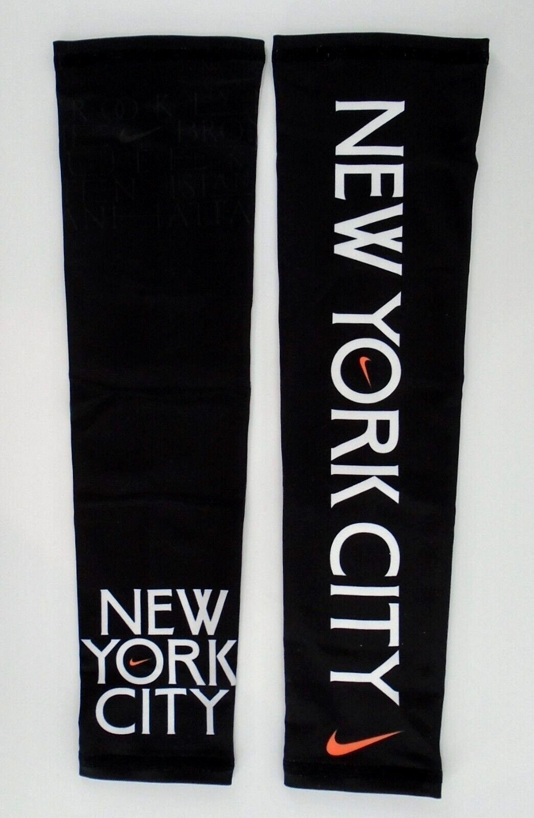 Nike Dri-Fit Running Sleeves Adult S/M New York City Black