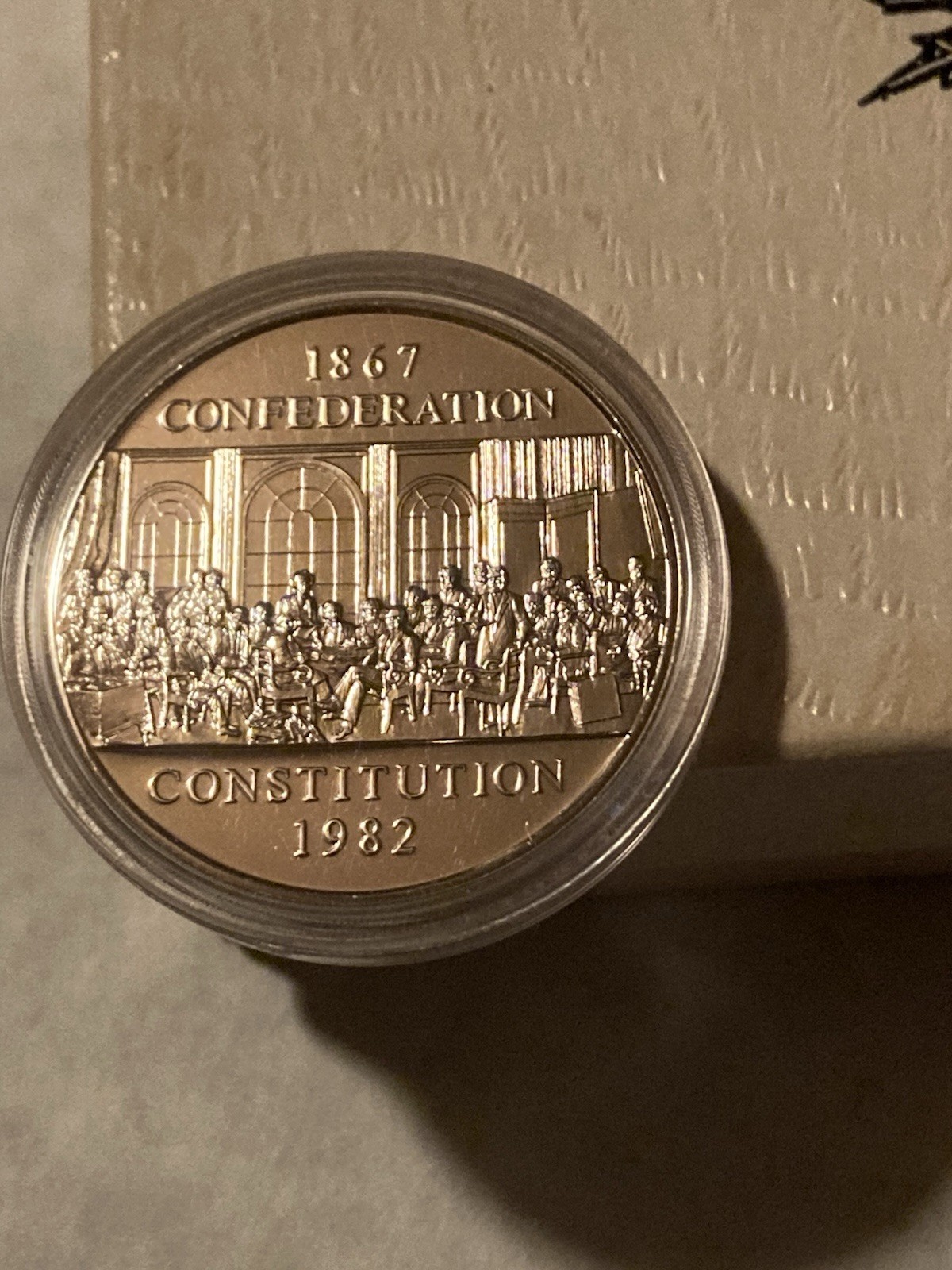 1982 Canada Constitution 1867 Confederation Coin UNC - Elizabeth II