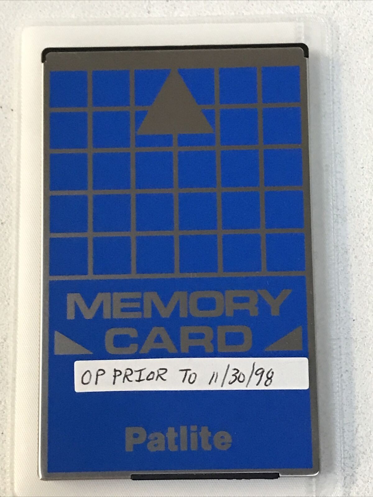 Patlite BS 512F1-C-3237 Memory Card 512 KBYTE SRAM BS512F1C3237