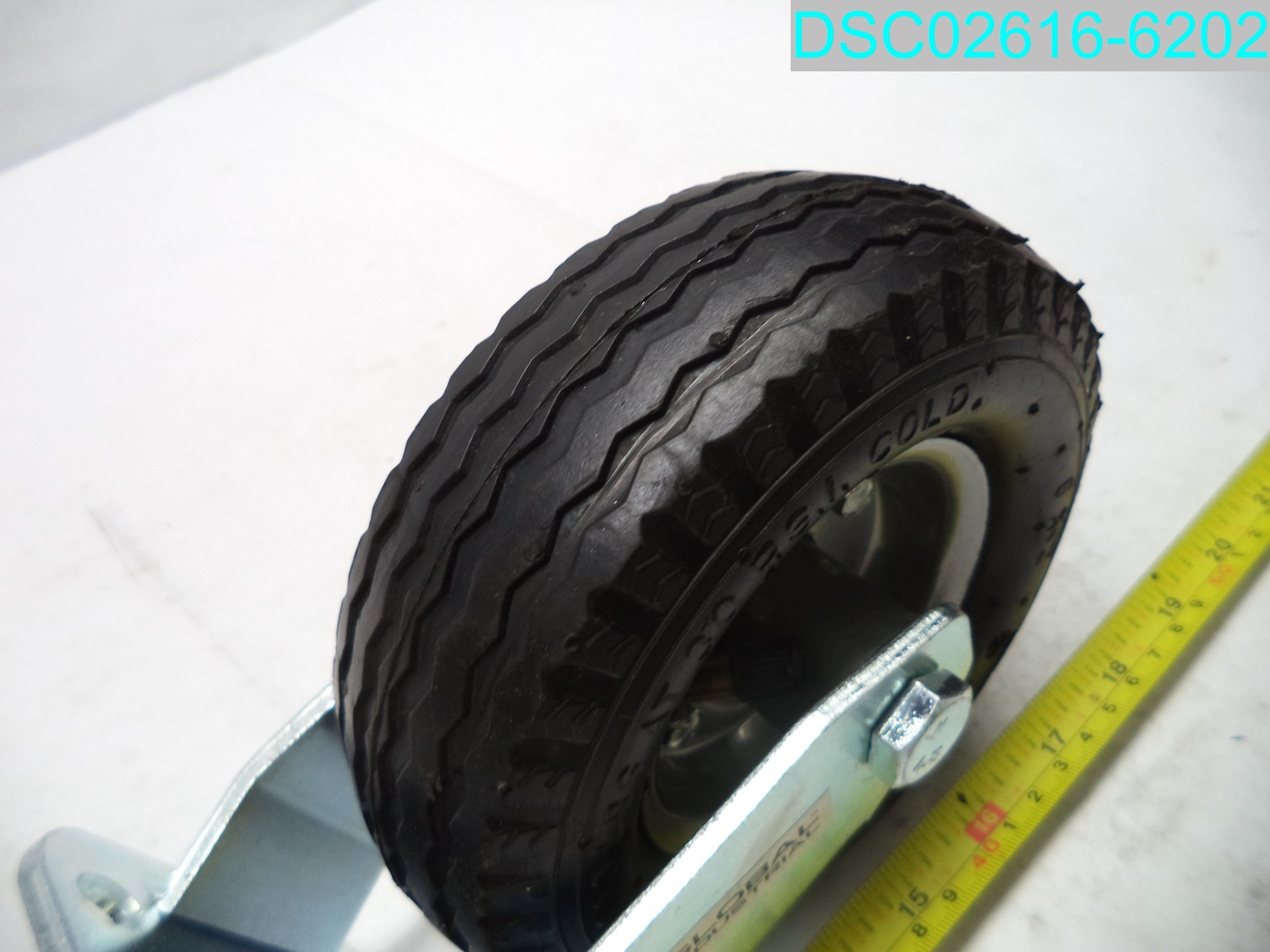 6" Global Industrial Replacement Wheel 7-1/2" X 2" Plate 3" X 4"