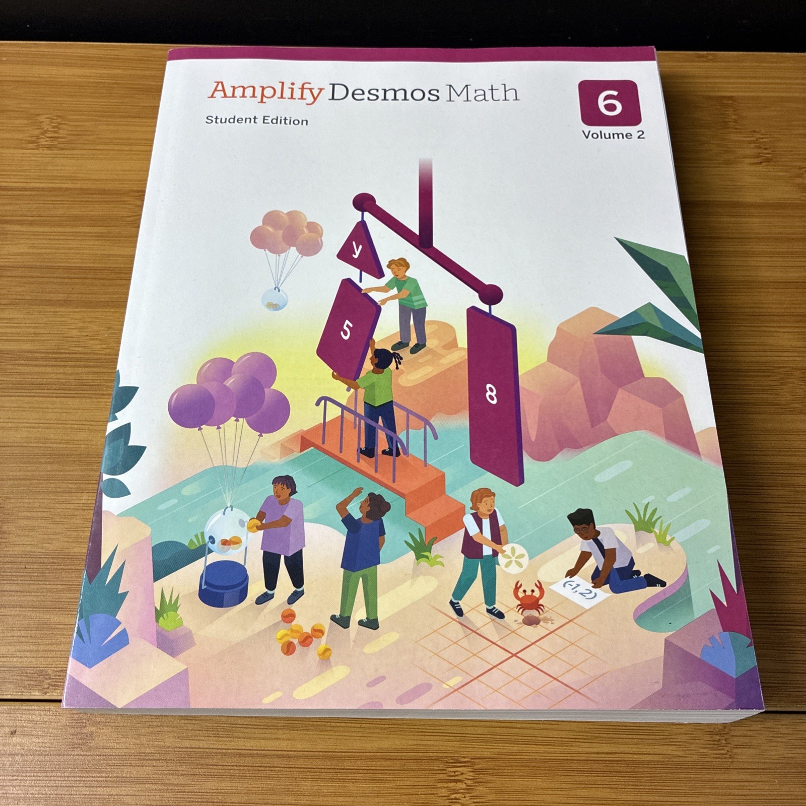 Amplify Desmos Math Student Edition Grade 6 Volume 2 Book 2026 New Unused
