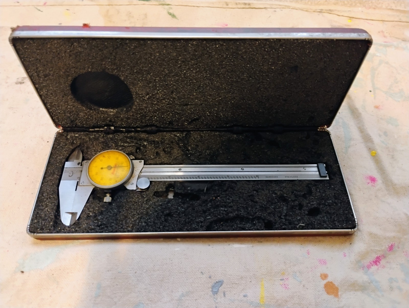 Starrett Dial Caliper w/Box