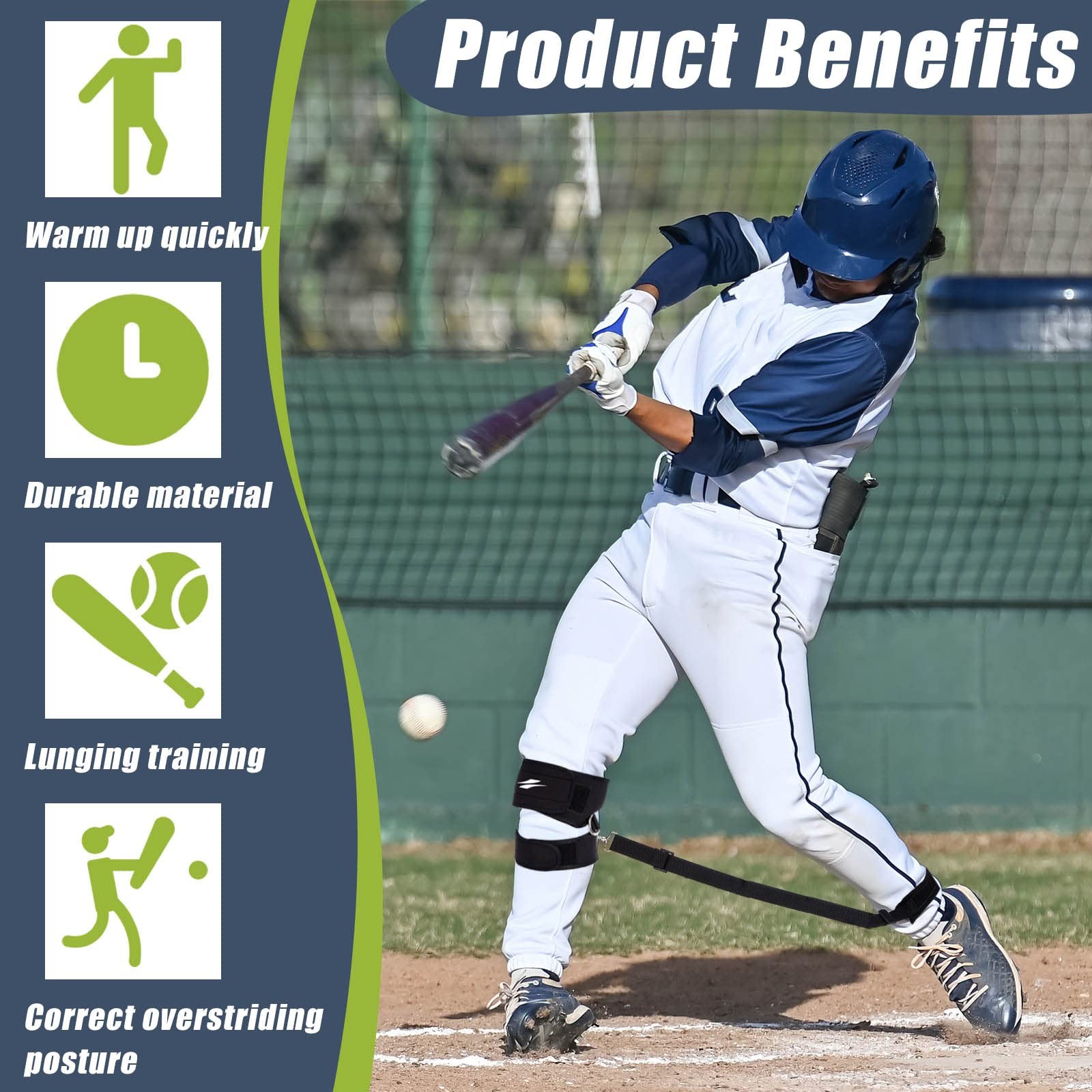 Wettarn Baseball Training Aid Softball Harness Black