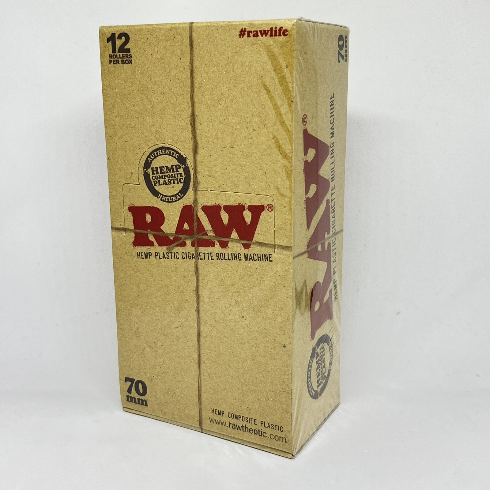 Raw 70mm Rolling Machine Roller Hemp composite Plastic 2 Count