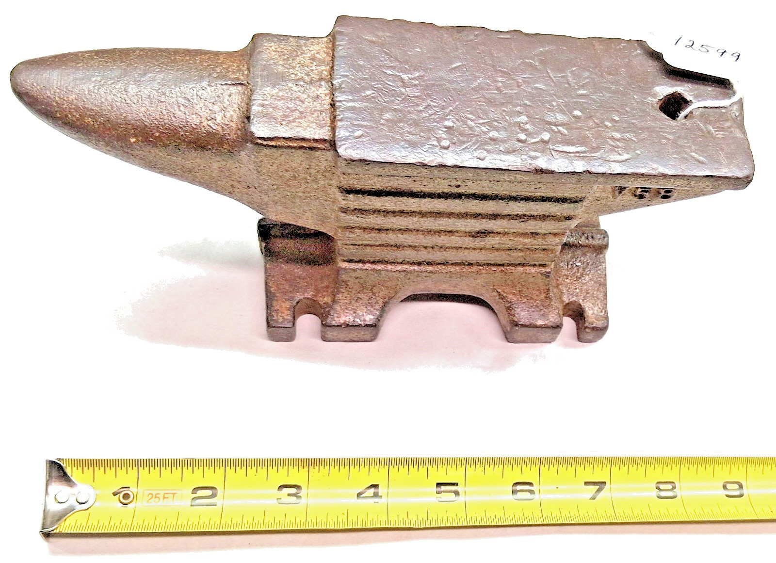 Anvil, Vtg, Blacksmithing 8 lb. 4 oz.  Anvil, 8-1/4" Long, 3" Wide, 3-3/4" Tall