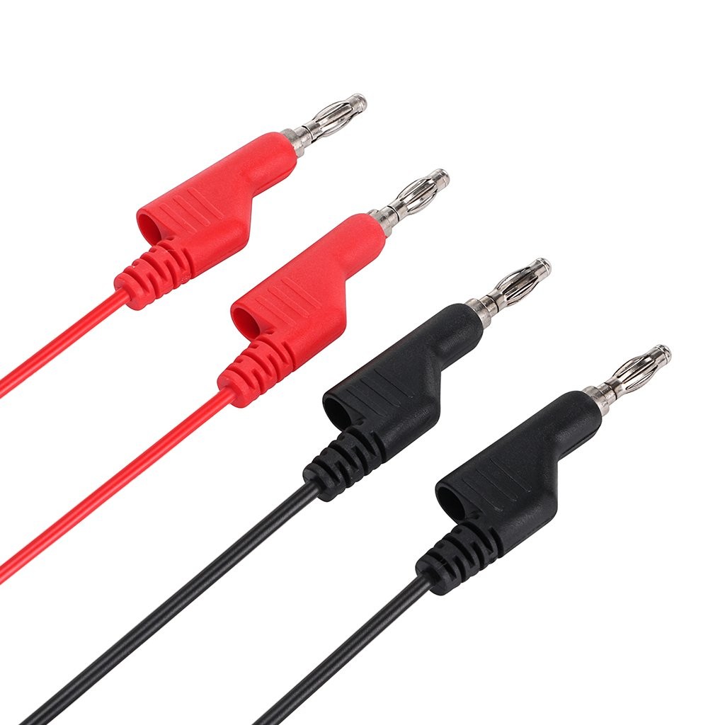 Multimeter Test Lead Set Stackable Banana Plug To Test Hook Banana Plug To Allig