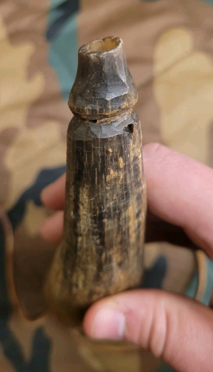Vintage Muzzleloading Powder Horn