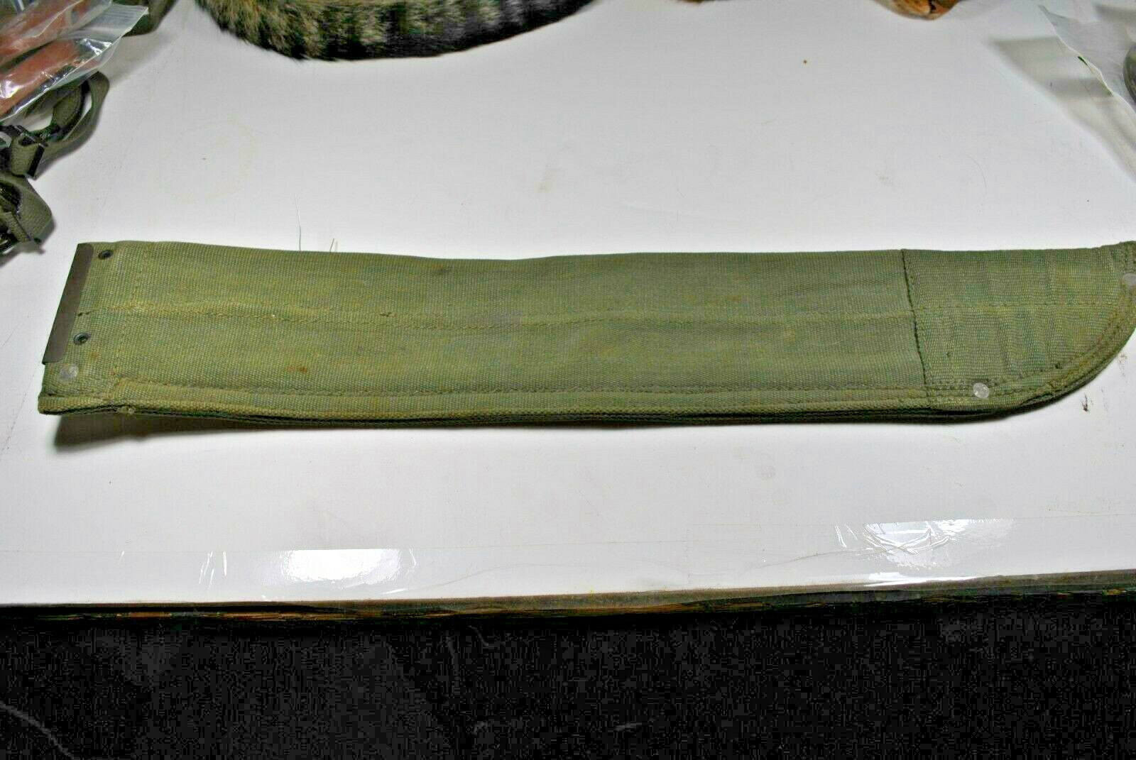1945 British Canvas Machete Sheath  A.F. 0101   M.E. CO. 1945