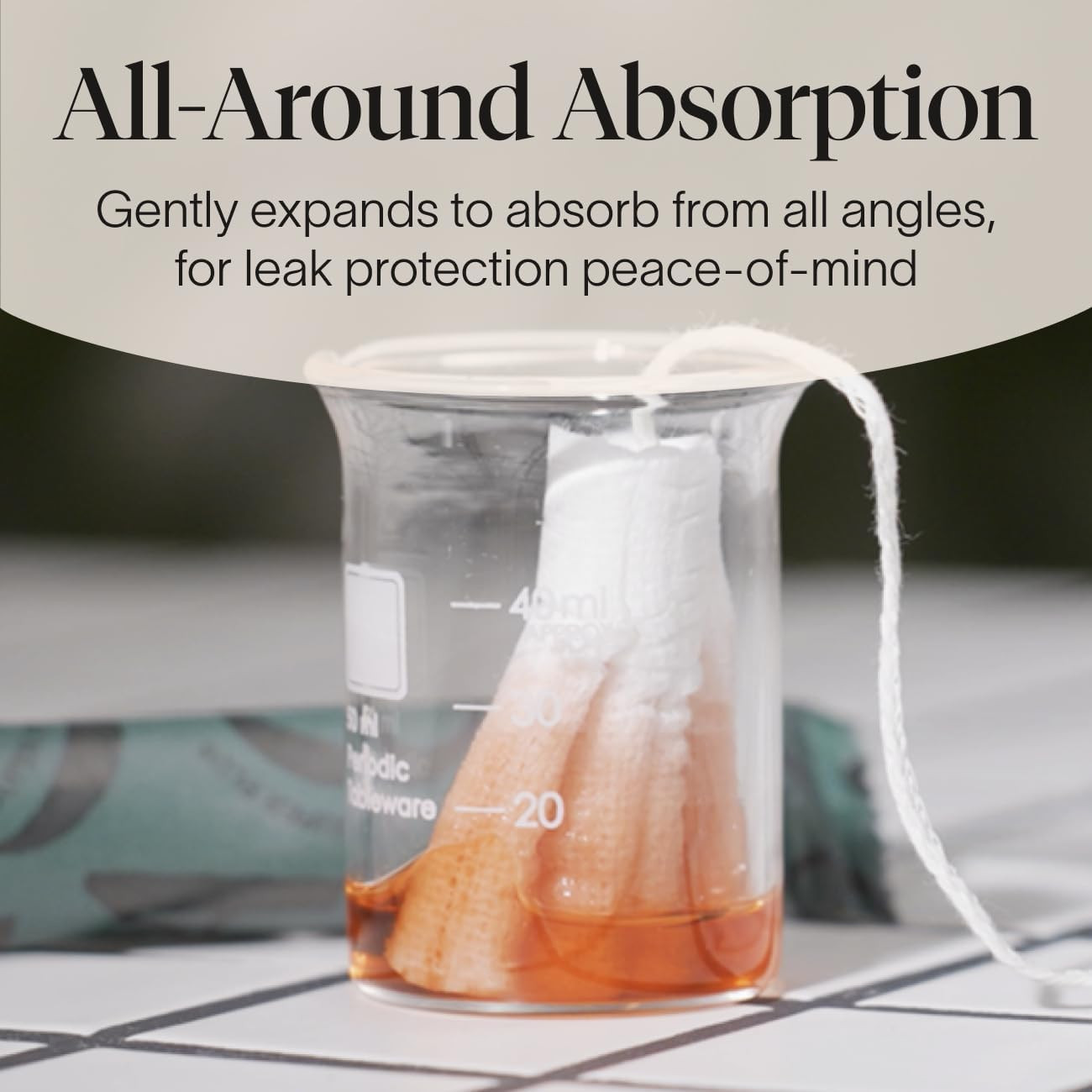 Organic Applicator Tampons | Super plus Absorbency | 100% Organic Cotton, Unscen