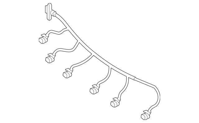 Genuine Mercedes-Benz Electrical Wiring Harness 166-440-17-35