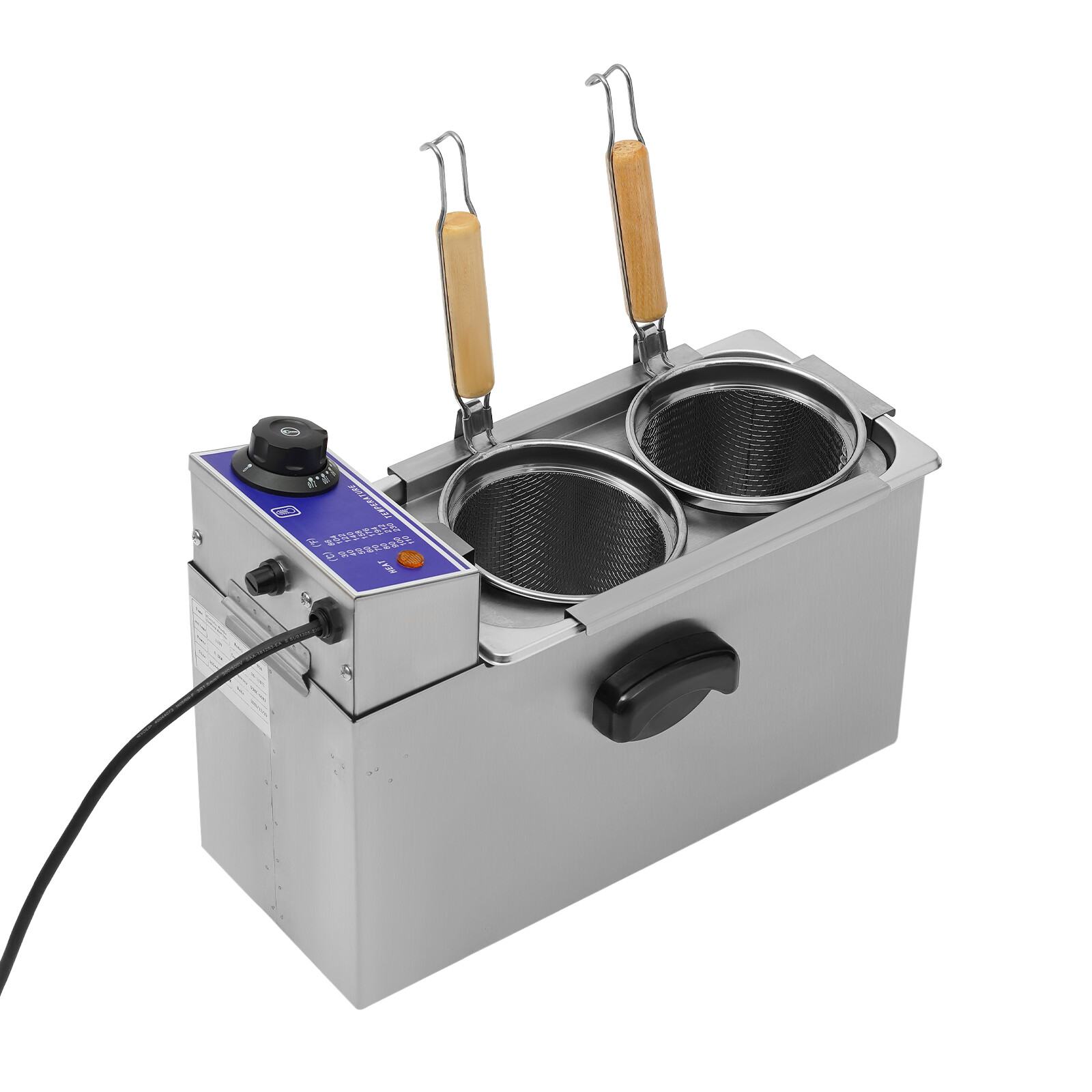 Silver Electric Noodles Cooking Machine Stainless Steel Commercial Pasta Cooker