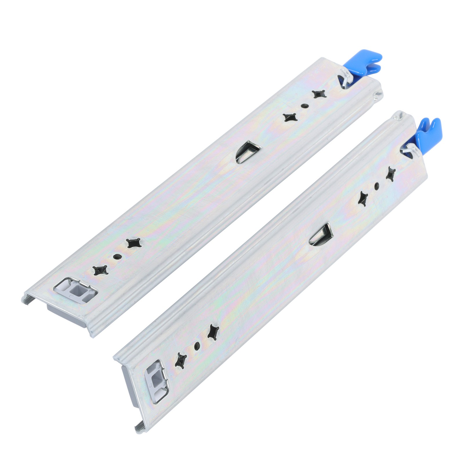1 Pair Locking Drawer Slides 12 Inch Lock & Full Extension 250 lbs Load Capacity