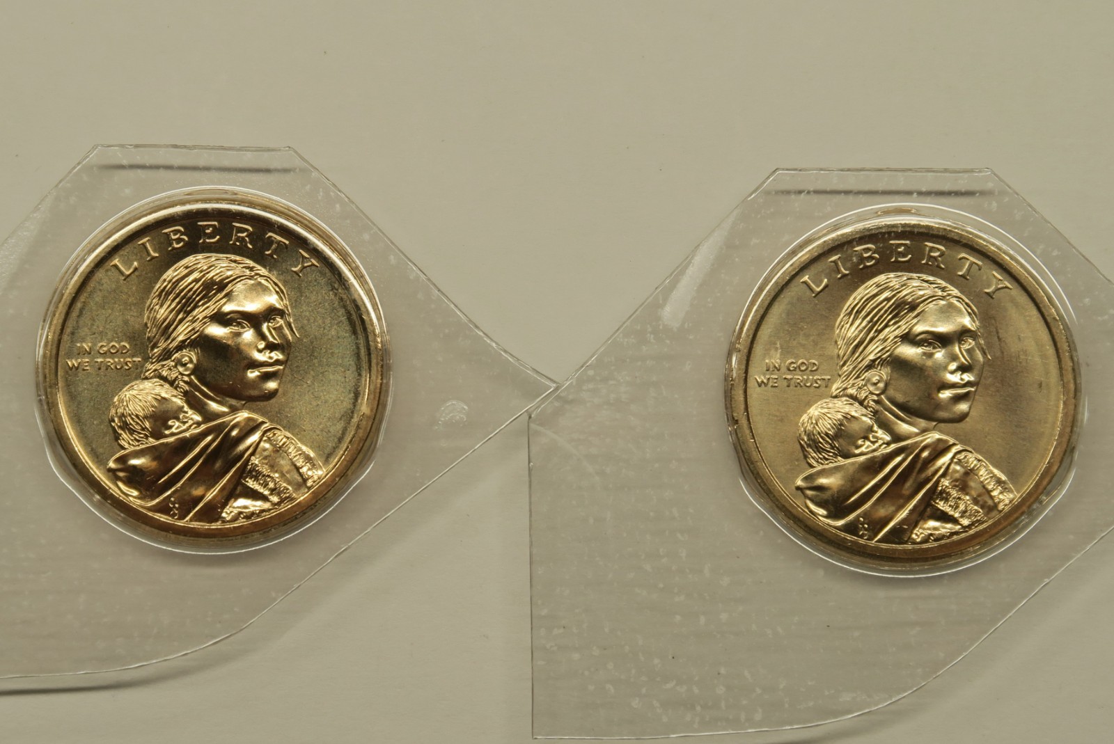 2011 P D Sacagawea Dollars in Original Mint Packaging/Cello, Free Shipping