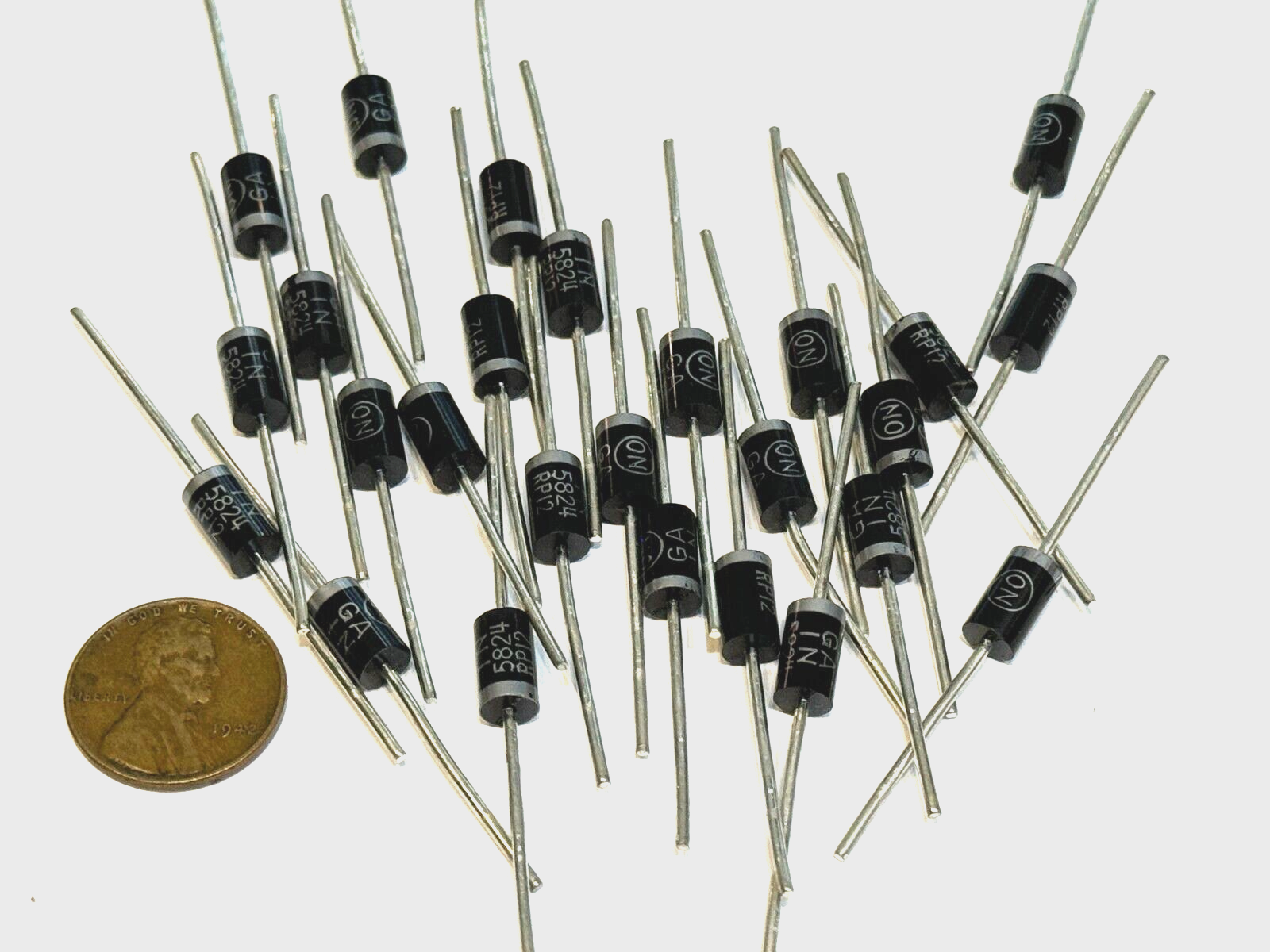 25 Pieces 1N5824 IN5824 Schottky Rectifier Diode 5A 30V DO-27 E73