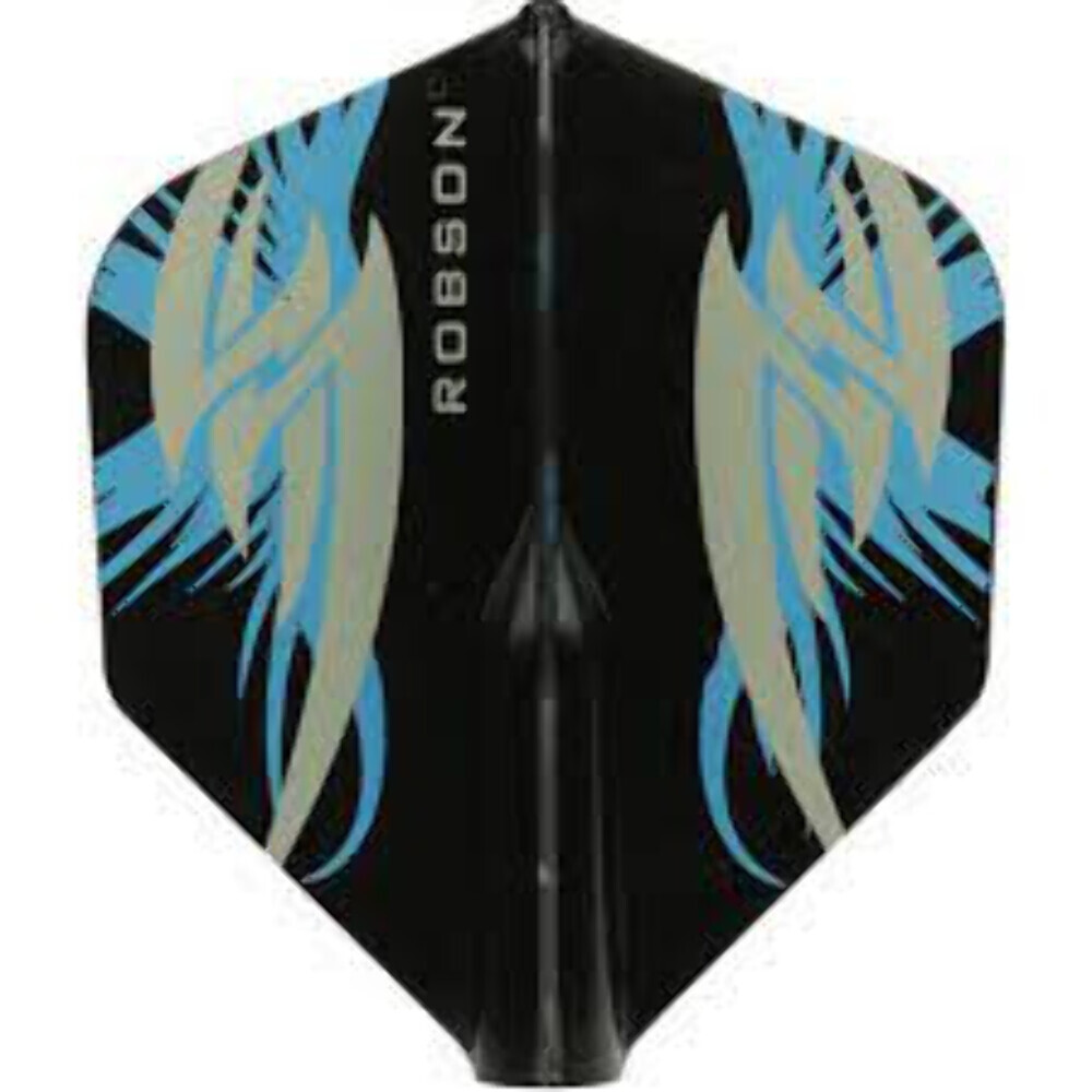 Robson Plus Dart Flights Standard - Black Argo
