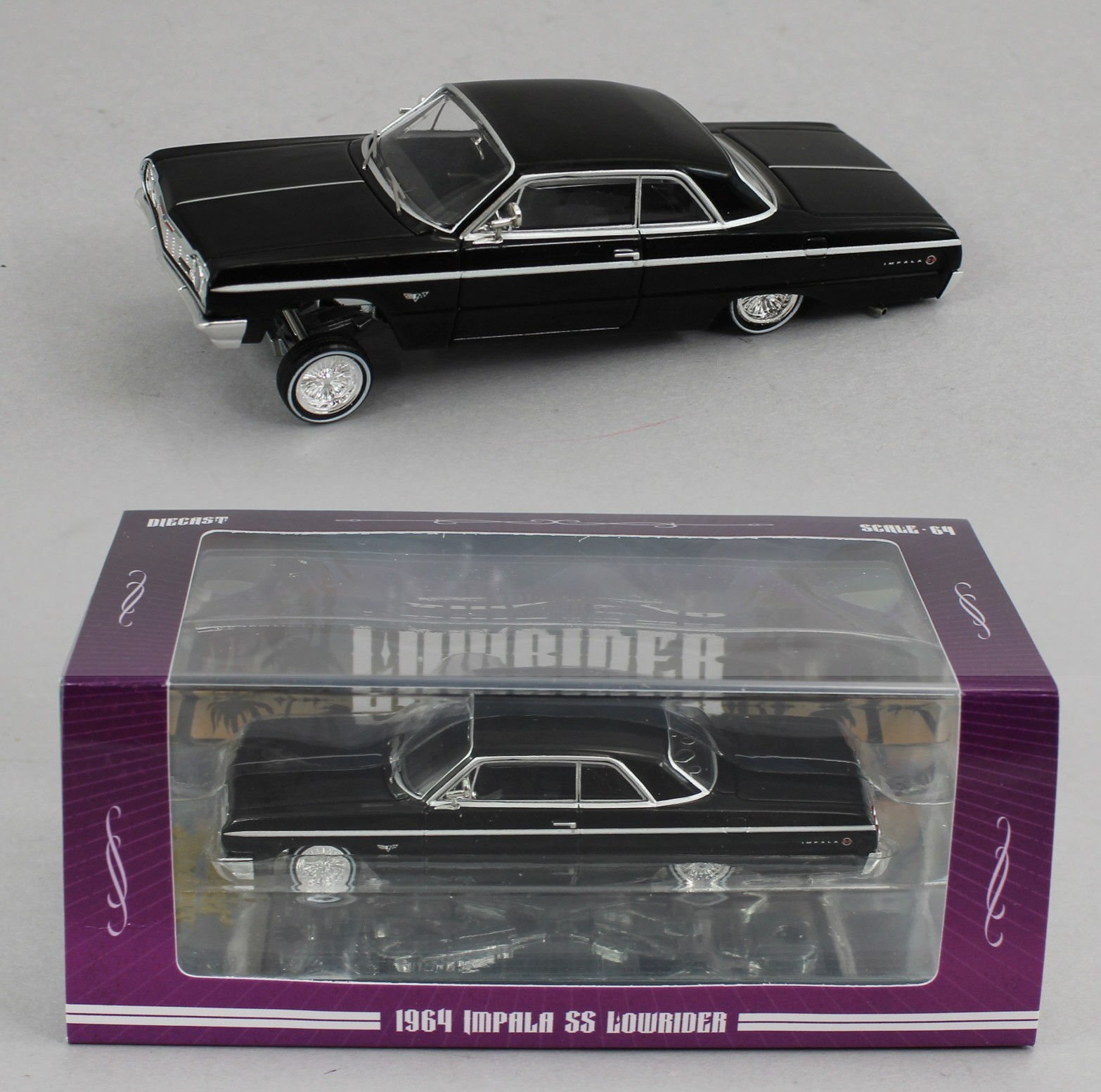 1:64 *97M* Black 1964 Chevrolet IMPALA *LOWRIDER* NIB