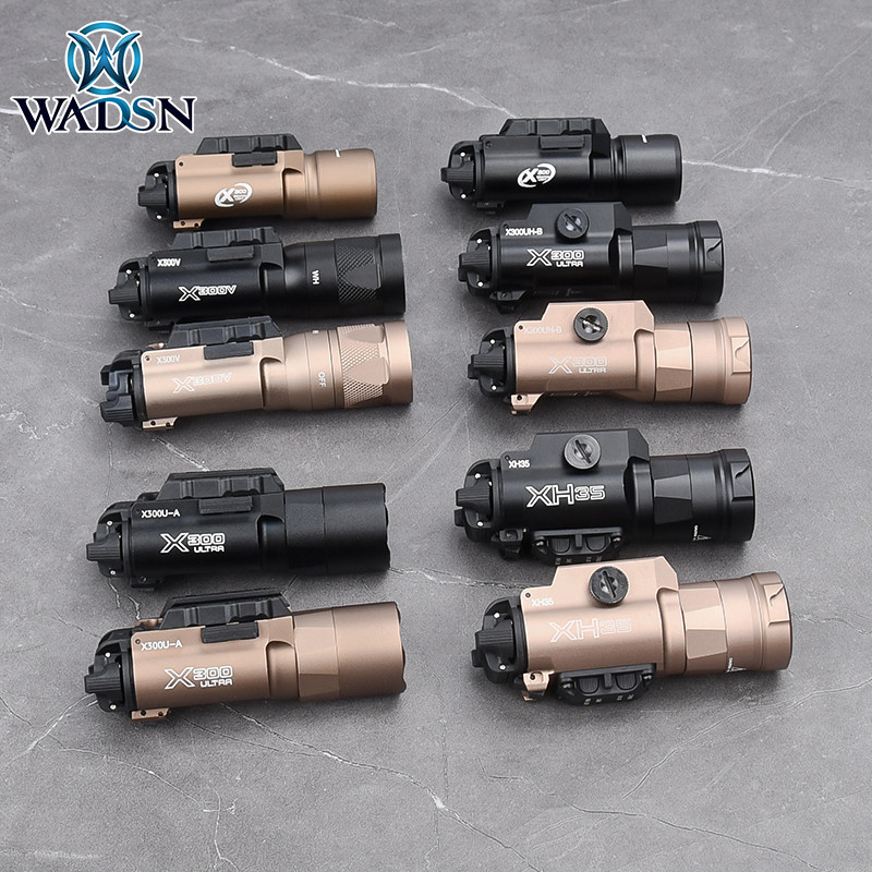 SF WADSN Metal Tactical X300U X300 XH35 X300UH-B Pistol Light Hunting Flashlight