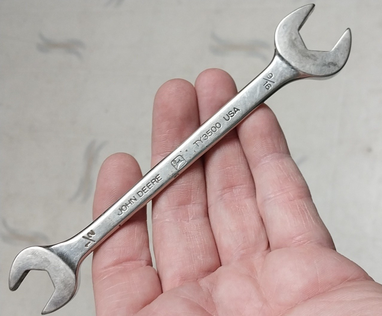 VINTAGE JOHN DEERE USA TY3500  Wrench  1/2" -- 9/16"