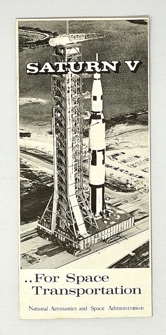 NASA Saturn V Rocket Brochure – Mid-1960s Apollo Era