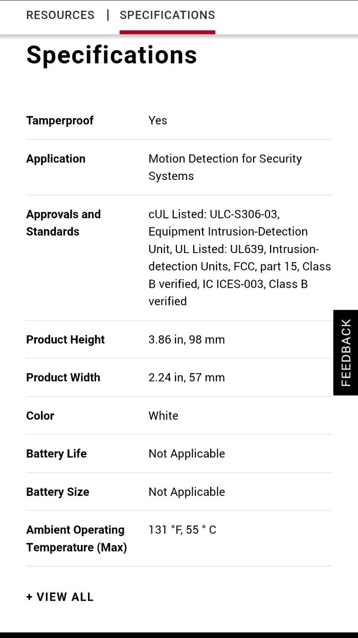 ⚡⚡Resideo Ademco Dt8050v Motion Sensor ⚡⚡