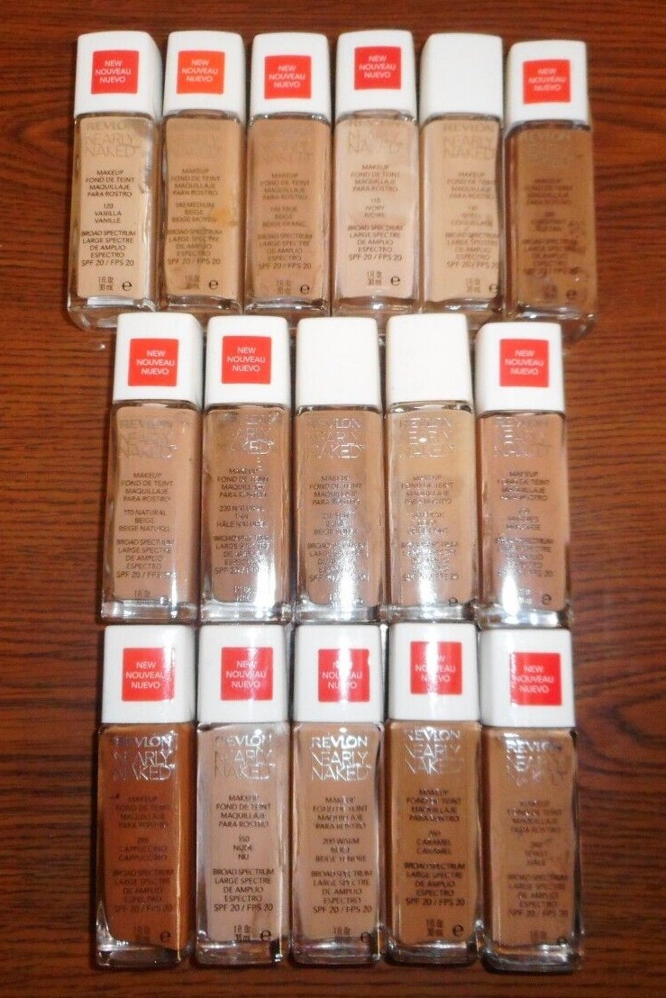 REVLON NEARLY NAKED MAKEUP 1.0fl oz *SEE VARIATIONS FOR AVAILABLE SHADES