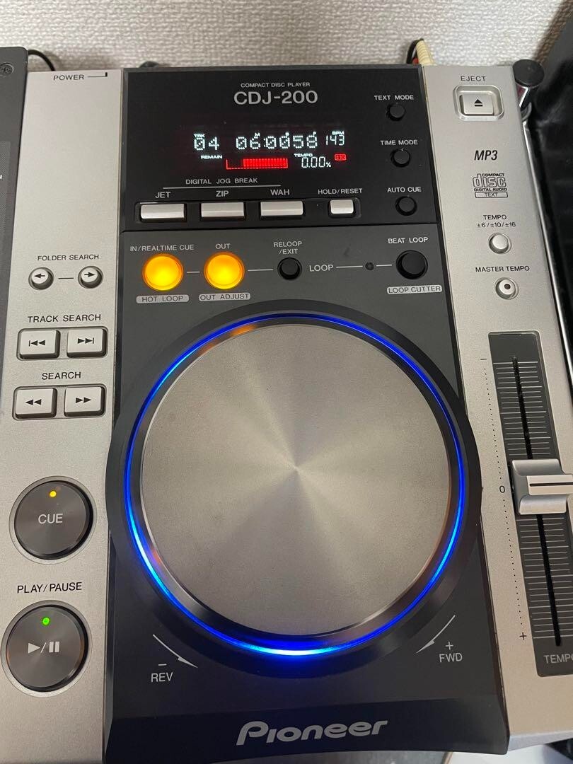 Pioneer CDJ-200 DJ Turntable Player Controller Mix Loop CD MP3 Player