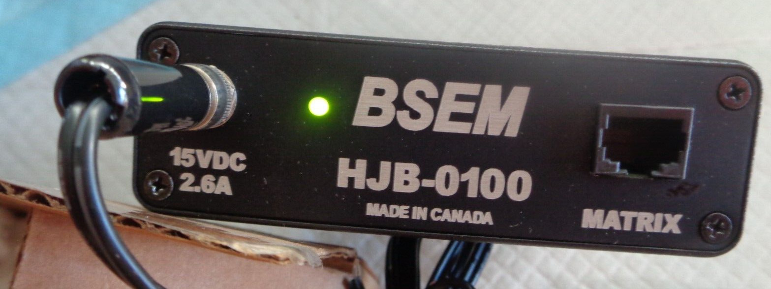 Two BSEM HJB-0100 HJB-X-0106 Bose Headset Junction Box for XLR-5 Headset, etc.