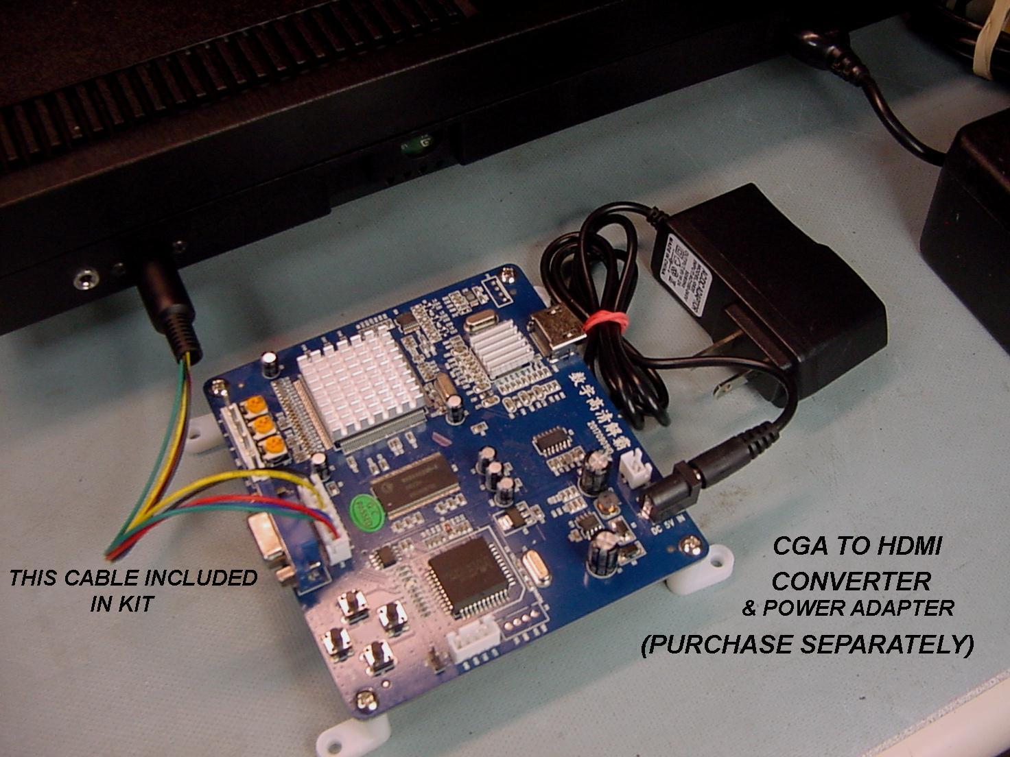 COLECOVISION RGB / CGA CONVERSION KIT (no 3in1 bios upgrade)
