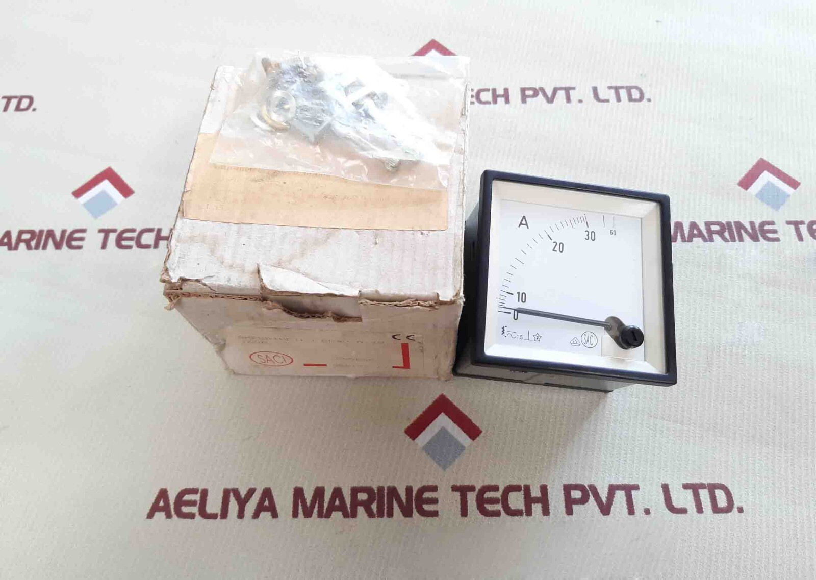 Saci ammeter ec4v 0-30 60a